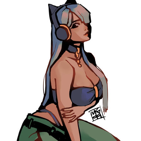 Colored sketch: $14